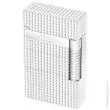 S.T. Dupont Le Grand Cling Diamond Head palladium lighter med elegant struktur.