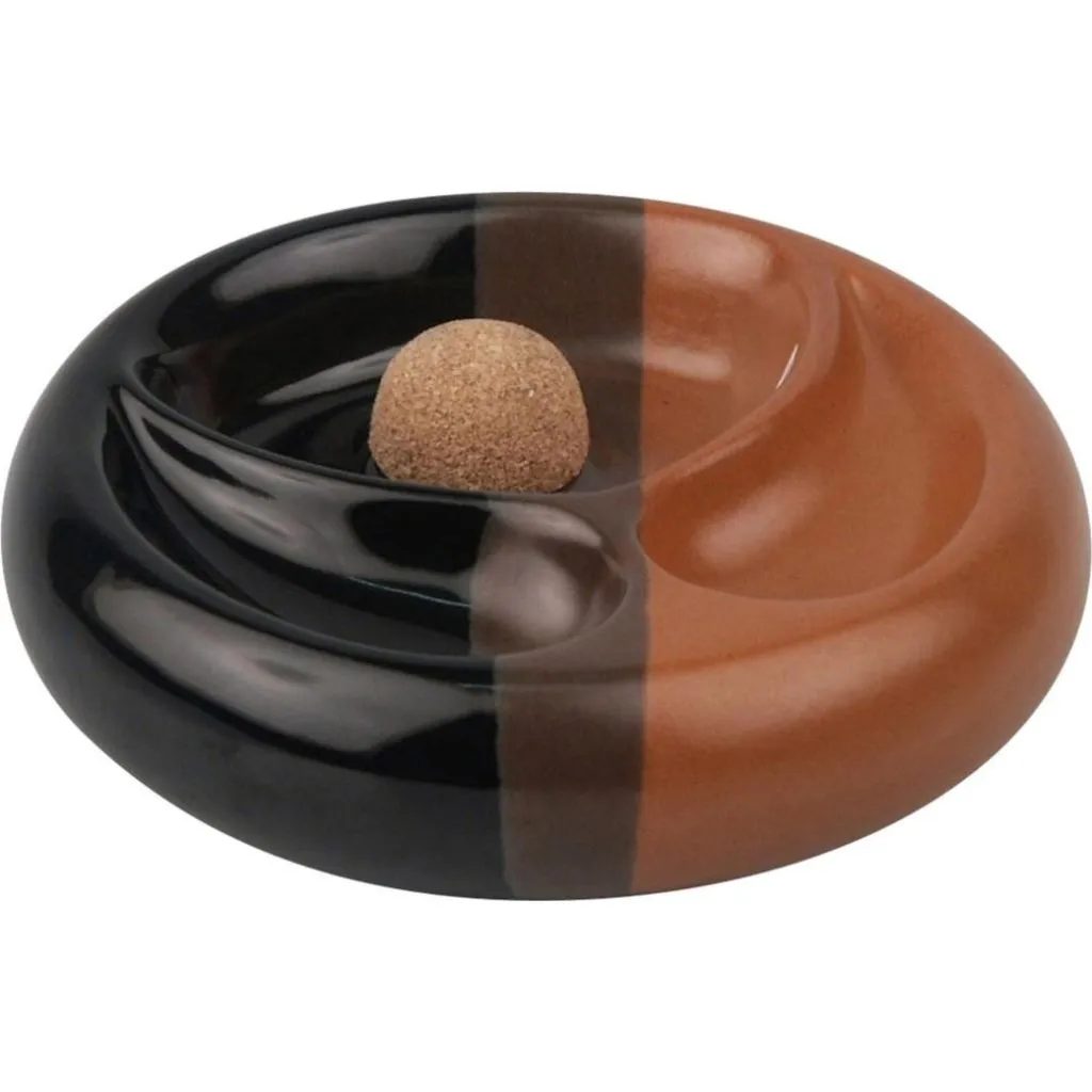 Pibeaskebæger Keramik Brun/sort