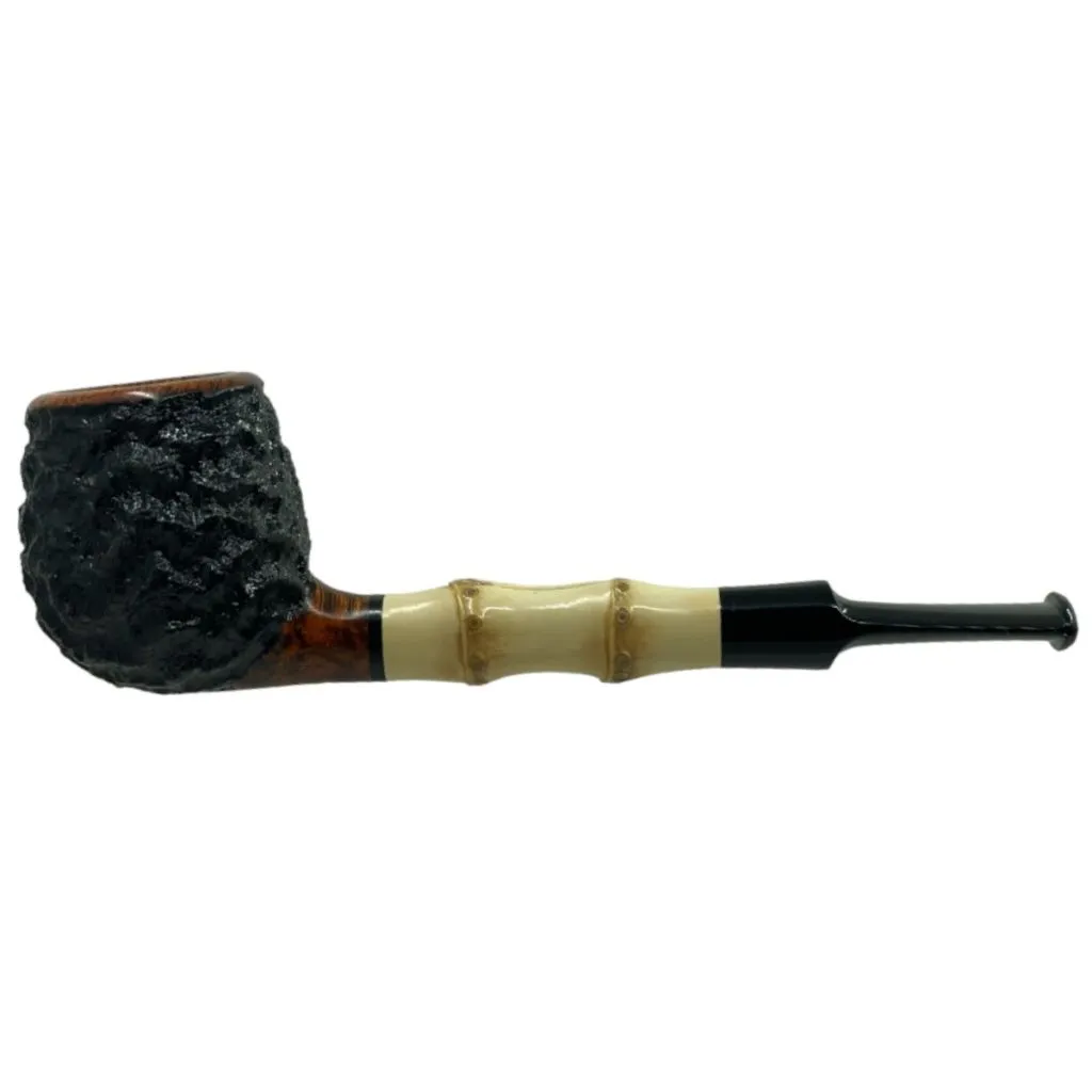 Bay Pipes Rusticated Apple Bamboo