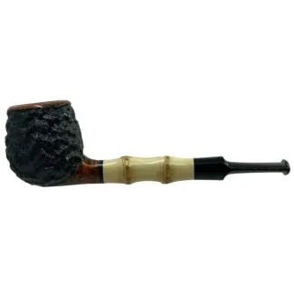 Bay Pipes Rusticated Apple Bamboo