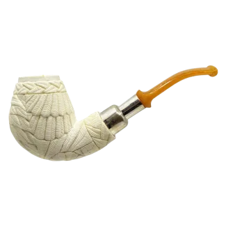 Meerschaum Eagle w. 925 Silver