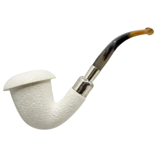 Meerschaum Calabash Hybrid Stem w. 925 Silver 